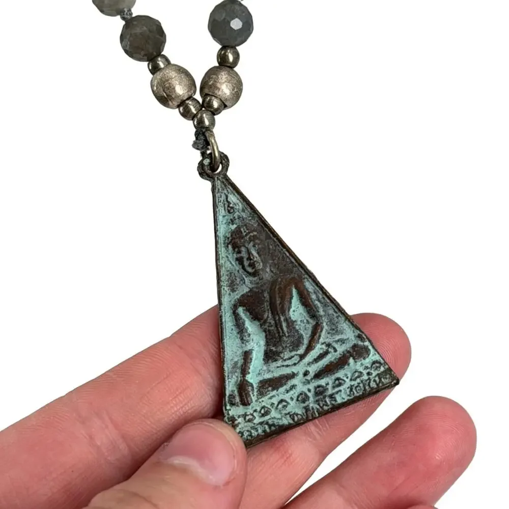 Buddha long prayer necklace